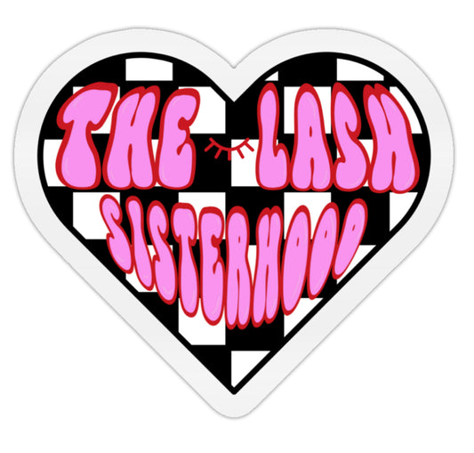 LSH - Lash Sisterhood Heart Sticker